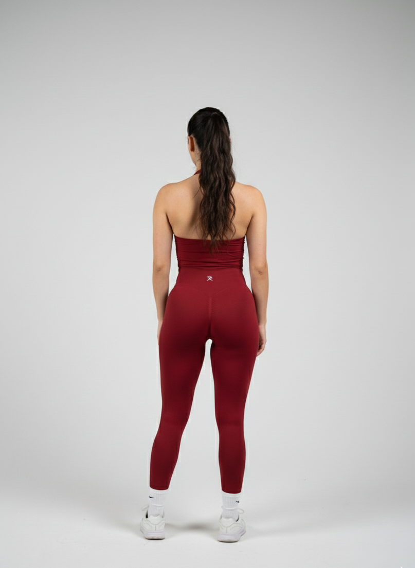 Define Legging - Cherry Red