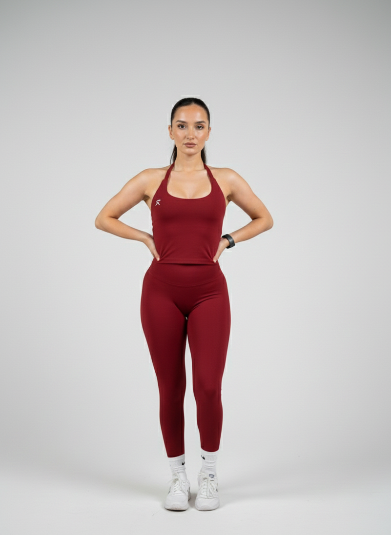 Define Legging - Cherry Red